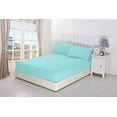 thumbnail image 3 of 900 Thread Count 100% Egyptian Cotton 3-Piece Fitted Sheet ( 1 Fitted Sheet + 2 Pillow Covers) 18 Inches Deep Pocket Size Solid Pattern, 3 of 5