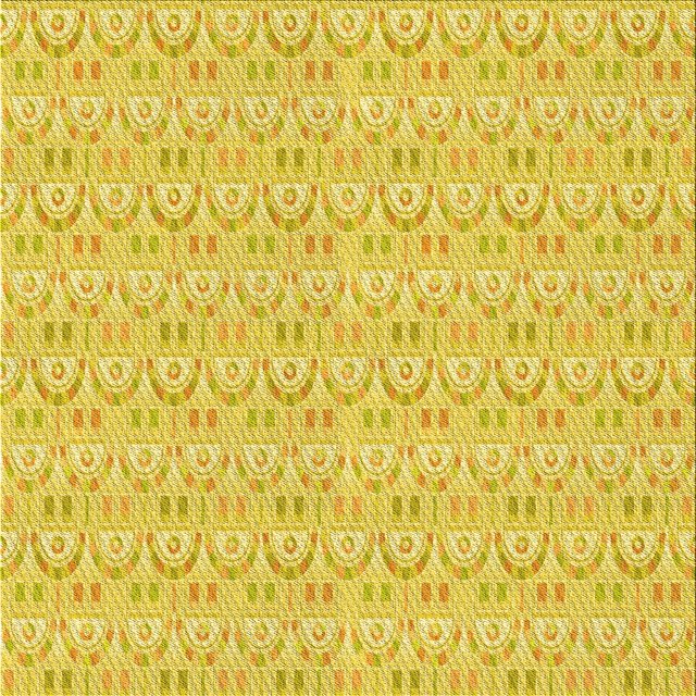 Ahgly Company Machine Washable Indoor Square Transitional Banana Yellow Area Rugs, 6' Square
