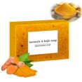 thumbnail image 1 of EIMELI Lemon Turmeric Kojic Acid Soap  Turmeric Soap Bar for Face and Body  Honey Glow Lemon Turmeric Soap for Face and Body  Natural Turmeric Handmade Soap for All Skin Types  Clearance, 1 of 7