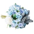 thumbnail image 1 of Coofit Artificial Bouquet Simulated Wedding Bouquet Home Decor Flower Photo Prop, 1 of 10