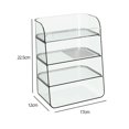 thumbnail image 2 of Mini Plastic Cosmetic Storage Box Space Saving Makeup Holder for Cotton Pads Sponge Beauty Cotton Swab, 2 of 4
