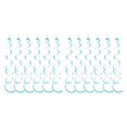 thumbnail image 2 of mmirethe 6pack/lot Swirl Pendant For Graduation Celebration Exquisite Craft Wide Application Birthday Star Spiral Pendant PVC Light Blue 2Set, 2 of 5