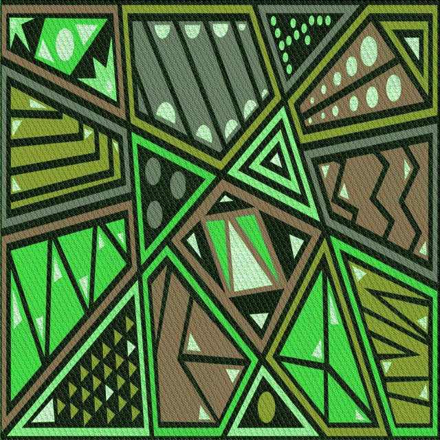 Ahgly Company Machine Washable Indoor Square Transitional Dark Forest Green Area Rugs, 4' Square
