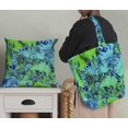 thumbnail image 5 of Soimoi Green Poly Georgette Fabric Colorful Butterfly Print Sewing Fabric Yard 52 Inch Wide, 5 of 5