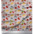 thumbnail image 1 of Soimoi Rayon Fabric Mix Fruits Decor Fabric Printed Yard 42 Inch Wide, 1 of 3