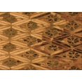 thumbnail image 1 of Ahgly Tapis Rectangulaire Lavable en Machine Intérieur Transitionnel Brun Selle, 7 Pieds x 9 Pieds, 1 of 7
