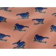 thumbnail image 4 of oneOone Viscose Jersey Fabric Branch & Bird Block Printed Fabric 1 Yard 60 Inch Wide, 4 of 4