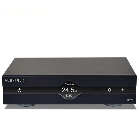 Gustard Audalytic DR70N R2R Diffusion Audio Dac, Pont de Réseau Audio pour la Maison, Dsd512 Natif Pcm768khz, Noir