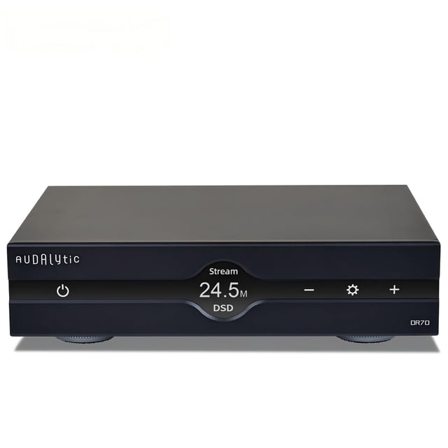 Gustard Audalytic DR70N R2R Diffusion Audio Dac, Pont de Réseau Audio pour la Maison, Dsd512 Natif Pcm768khz, Noir