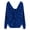 bleu, variante sur Chandails en Tricot pour Femmes Automne Tricot d'Hiver pour Femmes Col en V Chandail Perlé Mi-Long Ample Chandail Doux pour Femmes 2024 S-170 Kaki m