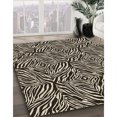 thumbnail image 3 of Ahgly Company Tapis d'Intérieur Lavable en Machine Carré Transitionnel Gris Minuit, 4 Pieds Carré, 3 of 7