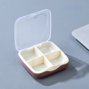 Portable Medication Organizer Pill Case | Travel Medicine Storage Box | Moisture-Proof Tablet Holder | Compartmented Drug Container for Home, Office, and Travel