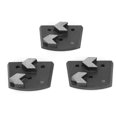 thumbnail image 4 of Grinding Block, Grinder Accessories Black Grinding Block Kit 3Pcs Easy Use Sanding Pad  Durability  For Repair Parts, 4 of 8