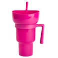 thumbnail image 1 of Mainstays Stadium Tumbler 32 fl oz, Pink, 1 of 4