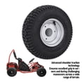 thumbnail image 4 of Wheel Tire with Rim, 13x5.00-6 Wheel Tire Rubber Enhanced Traction Vacuum Tubeless  for Mini Bike for  Cart, 4 of 7