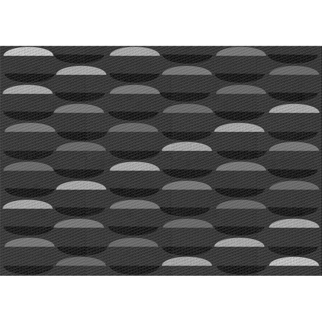 Ahgly Company Machine Washable Indoor Rectangle Transitional Ash Gray Area Rugs, 3' x 5'