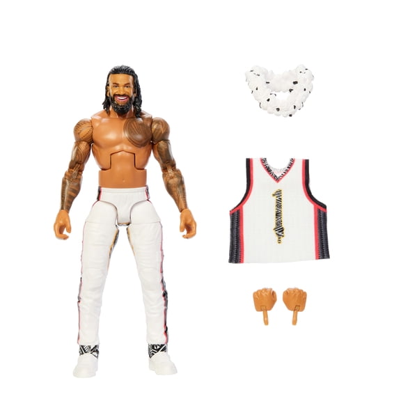 WWE Elite Jimmy Uso Action Figure, Series #126, 6-inch Collectible with Articulation & Accessories