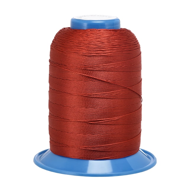 Unique Bargains Vermilion Bonded Polyester Thread, Extra-strong 710 Yards