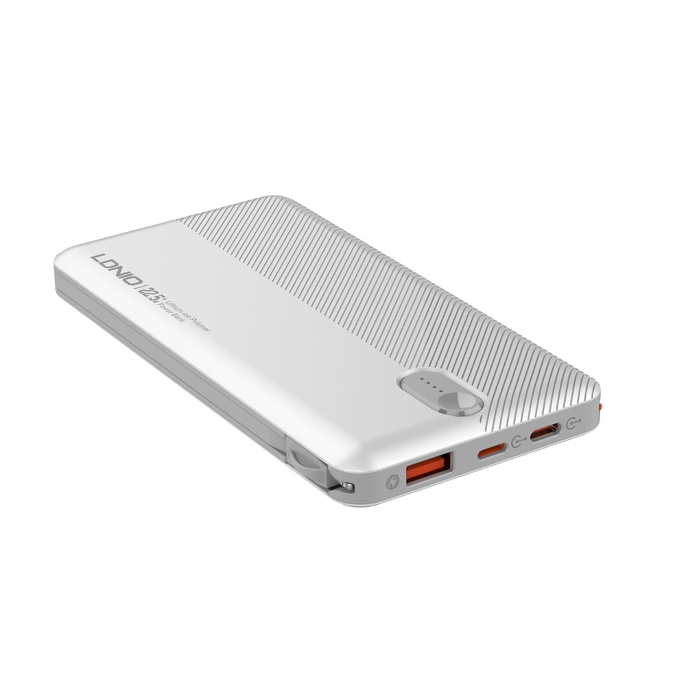axGear Power Bank External Charger USB Type C Fast Charge w/ Cables Portable 10000mAh