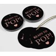 thumbnail image 4 of Inkdotpot Pack Of 50 Ready To Pop Baby Shower Favor Paper Tags Craft Real Rose Gold Foil Hang Tags, 4 of 6
