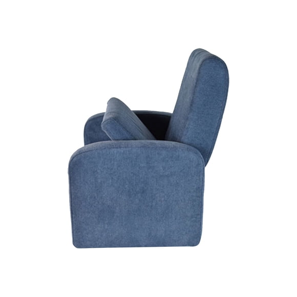 Uncaged Ergonomics STASH Mini - Sofa chair/ottoman - recliner - armrests - fabric - blue