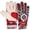 red, variant on Kids Soccer Goalie Gloves 5/6/7 Size Latex Children Football Goalkeeper Gloves with Adjustable Wrist Strap Anti-Slip