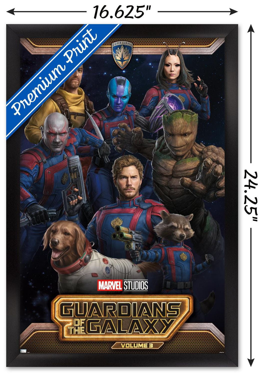 Marvel Guardians of the Galaxy Vol 3 - Group Wall Poster