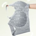 thumbnail image 4 of 2025 Bra for Women Comfortable Wireless Bras for Women Support Convenient Front Close Button Running Sports Bras for Older Women Compressionfor Women No, 4 of 5