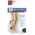 thumbnail image 3 of Truform Bas Cuisse, Bout Fermé, Dessus à Pois : 30-40 mmHg, Noir, Grand, 3 of 7
