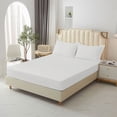 thumbnail image 4 of Non-Slip Fitted Sheet & Pillowcase Set | Elastic Deep Pocket Mattress Cover for Bed, Sofa, or Couch, 4 of 7