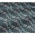 thumbnail image 5 of oneOone Viscose Jersey Fabric Check Kasuri Printed Craft Fabric BTY 60 Inch Wide, 5 of 5