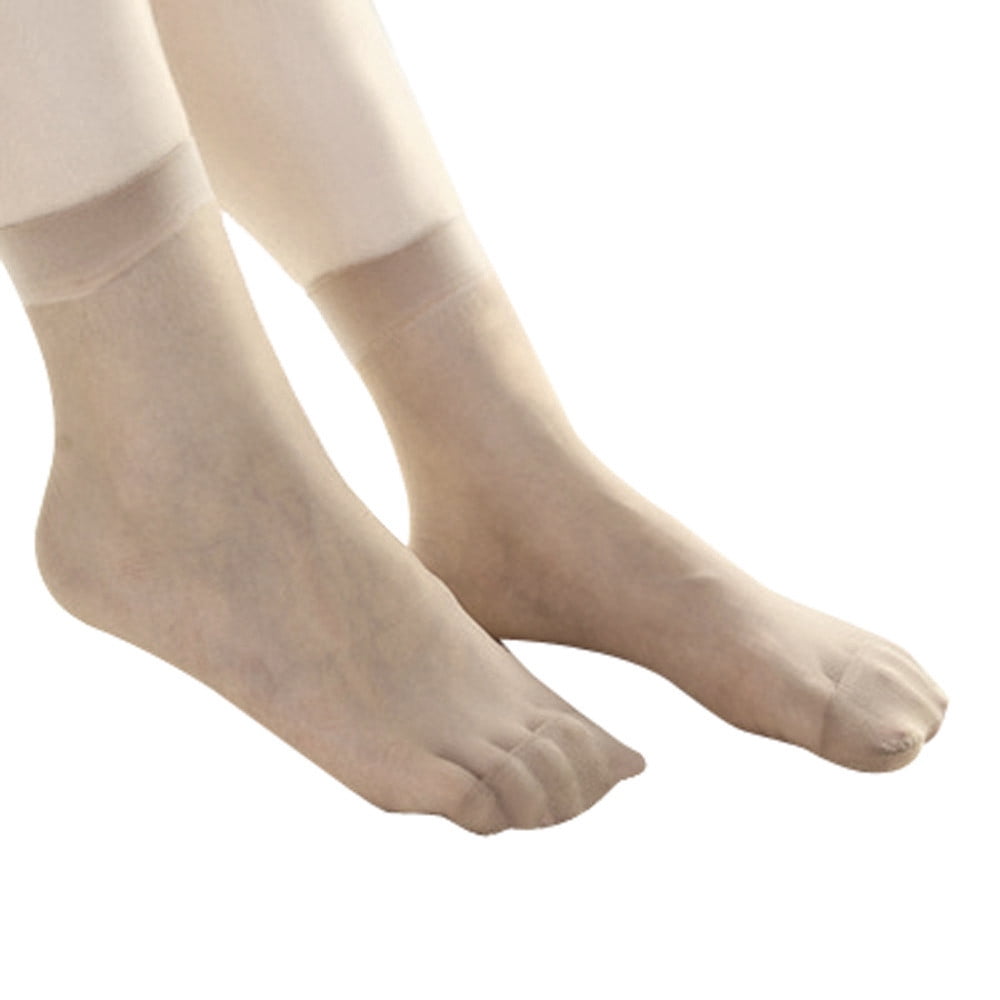Bramtres Socks for Women,Ankle Socks 10 Pairs Women Ultra Thin Elastic Silk Girl Short Stockings Ankle Low Cut Socks Crew Socks,No Show Socks Brown