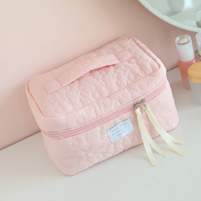 Ovzne Indoor Storage Box Storage Bag Portable Makeup Bag With Large Storage Capacity, Exquisite And High-End Travel Storage Box, Wash Bag Visual Storage Bag On Clearance