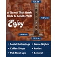 thumbnail image 4 of WE Games Shoot The Moon - Classic - Dark Stained Solid Wood - 17.5 inches, 4 of 9