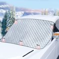 thumbnail image 2 of Windshield Cover for Ice and Snow,Car Windshield Snow Cover for Ice Frost Winter Car Cover Windscreen Covers Thicken Thickness Frost Guard with Side Mirrors Protector for Most Cars Suvs, 2 of 9