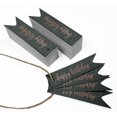 thumbnail image 3 of Inkdotpot Pack Of 50 Happy Birthday Favor Paper Tags Craft Real Rose Gold Foil Hang Tags, 3 of 6
