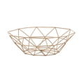 thumbnail image 2 of Vaidha Geometric Fruit Vegetable Wire Basket Metal Bowl Kitchen Storage Desktop Display, 2 of 2