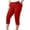 Red1, variant on Plebaso Plus Size Capri Leggings for Women Elastic Waist Workout Yoga Capris Womens Casual Cropped Pants