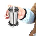 thumbnail image 3 of Tasse Pliante en Acier Inoxydable avec Porte-Clés pour Camping de Randonnée en Plein Air, 3 of 7