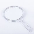 thumbnail image 2 of Jinsinto Portable Mirror Double-Sided Handheld Mirror Magnifying Mirror with Mirror Handle (Transparent), 2 of 5