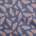 thumbnail image 1 of oneOone Cotton Jersey Dusty Blue Fabric Sewing Material Print Fabric By The Yard 58 Inch Wide-R5, 1 of 4