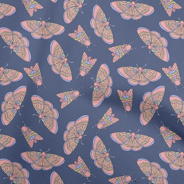 oneOone Cotton Jersey Dusty Blue Fabric Sewing Material Print Fabric By The Yard 58 Inch Wide-R5