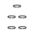 thumbnail image 2 of Redempat Fashionable And Comfortable To Wear Unisex Beaded Bracelets For Everyday Chic Frosted 5Set, 2 of 6