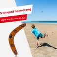 thumbnail image 2 of Jouets de Jeu Extérieurs en Bois, Disque Volant Boomerang en Forme de V à Lancer et Attraper, 2 of 8