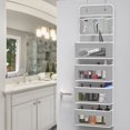 thumbnail image 5 of Simple Houseware Over Door 4 Clear Window Pocket Organizer with 3 Pockets Grey, 5 of 5