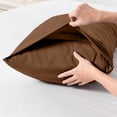 thumbnail image 4 of SROBPTY Pillowcases, Pillowcase A Chilling Body Pillowcase for Hot Sleepers and Night Sweats Suitable for All Seasons Breathable and Velvet Soft Full-length Pillowcase 2pc, 4 of 5