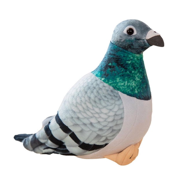 SharkTRUE Realistic Pigeon Plush Toys High Quality Soft Gifts Collection Model Animals Stuffed