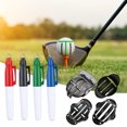 thumbnail image 1 of LJNYFDC Golf Accessories 1 Set Golf Ball Marker with Line Pens High Precision Golf Ball Stencil Alignment Tool Kit for Golf Accessories, 1 of 5