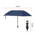 thumbnail image 4 of MesaSe Parasol de Golf Compact Extra Surdimensionné Grand 62” à Double Auvent Ventilé Coupe-Vent CA, 4 of 10