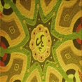 thumbnail image 1 of Ahgly Company Tapis d'Intérieur Lavable en Machine Carré Jaune Transitionnel, 6 Pieds Carré, 1 of 7